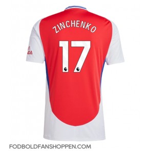 Arsenal Oleksandr Zinchenko #17 Hjemmebanetrøje 2024-25 Kortærmet